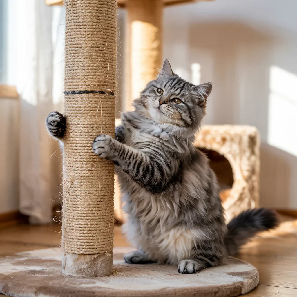 Gato Arranhando Móveis? Entenda o Instinto de Arranhar e a Solução Certa