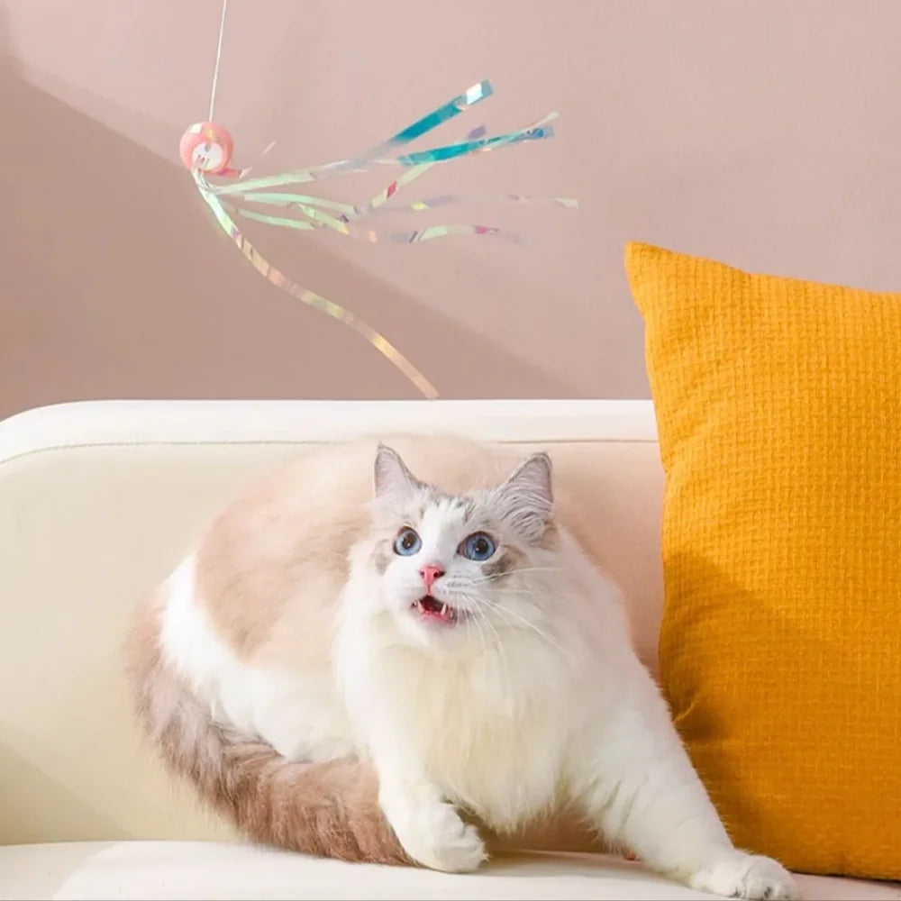 Varinha para Gatos Extensível CatFlick | Estimula Instinto de Caça e Interação