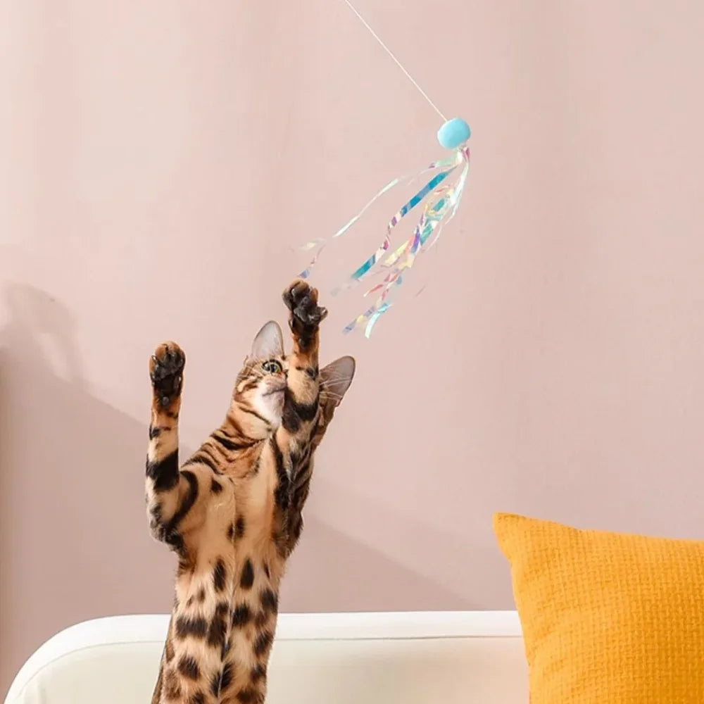 Varinha para Gatos Extensível CatFlick | Estimula Instinto de Caça e Interação
