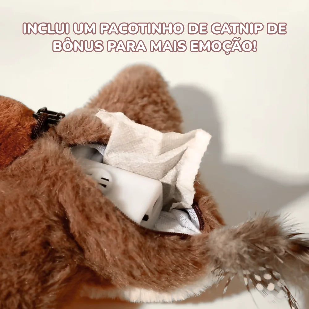 Brinquedo Passarinho Elétrico Interativo Para Gatos