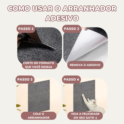 Arranhador Adesivo Para Móveis | Proteção Anti Arranhões de Gatos