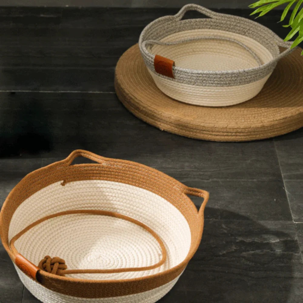 Cama de Sisal com Brinquedo para Gatos – Ideal para Aconchegar e Brincar