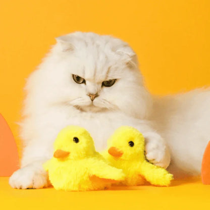 Brinquedo Patinho Elétrico Interativo - Movimento Realista para Gatos