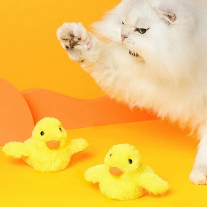 Brinquedo Patinho Elétrico Interativo - Movimento Realista para Gatos