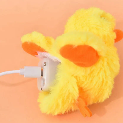 Brinquedo Patinho Elétrico Interativo - Movimento Realista para Gatos