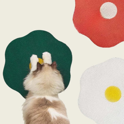 Arranhador Flor de Sisal para Gatos – Para Colar na Parede ou no Chão