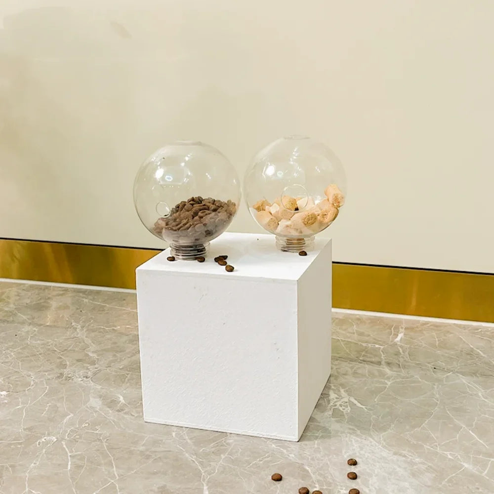 Dispenser de Petiscos Interativo para Gatos – Estímulo Mental e Diversão