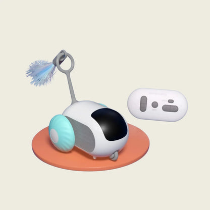 Carro Inteligente com Controle Remoto para Gatos – Brinquedo Automático e Interativo