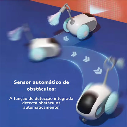 Carro Inteligente com Controle Remoto para Gatos – Brinquedo Automático e Interativo