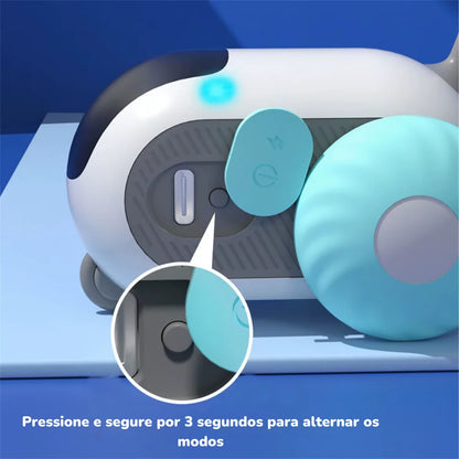 Carro Inteligente com Controle Remoto para Gatos – Brinquedo Automático e Interativo