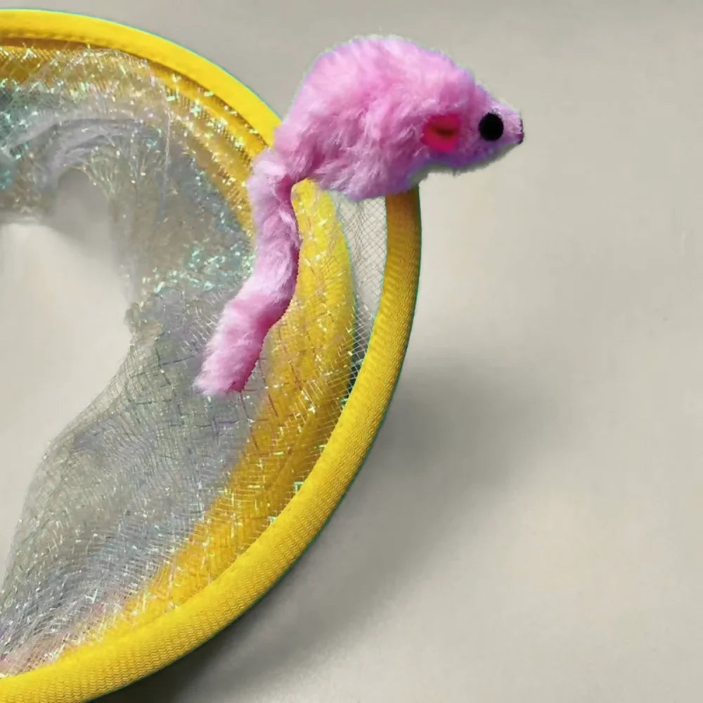 Túnel Interativo Com Brinquedo Para Gatos | Spring Cat™