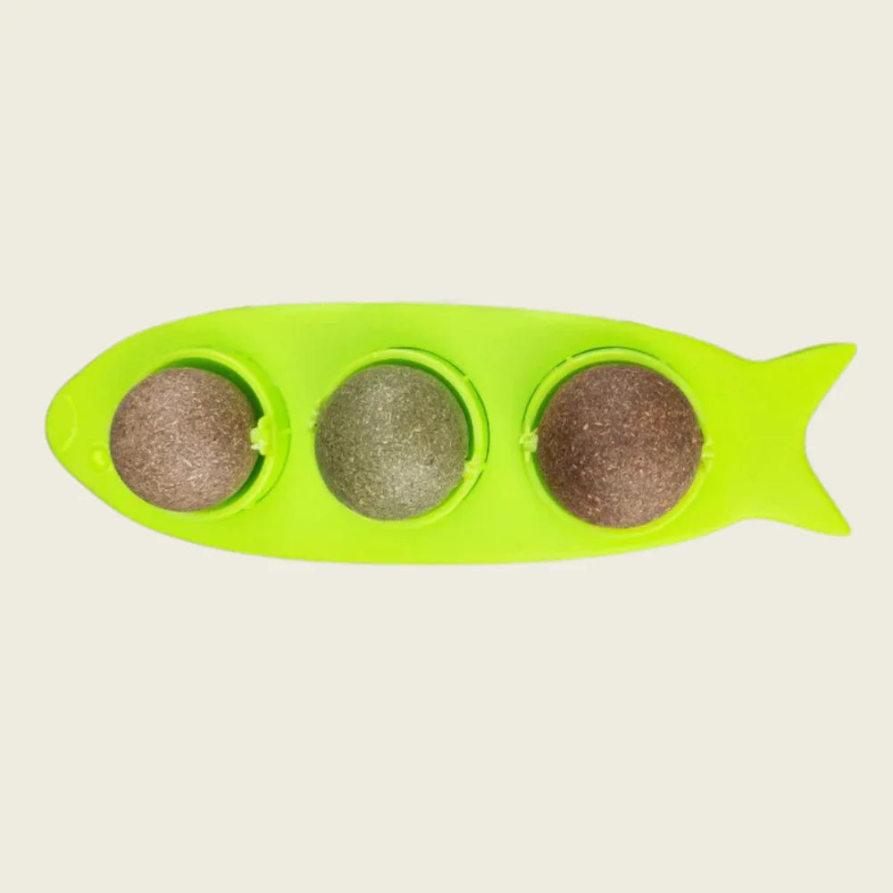 Catnip de Parede com Adesivo para Gatos – Estímulo e Prazer Instantâneo